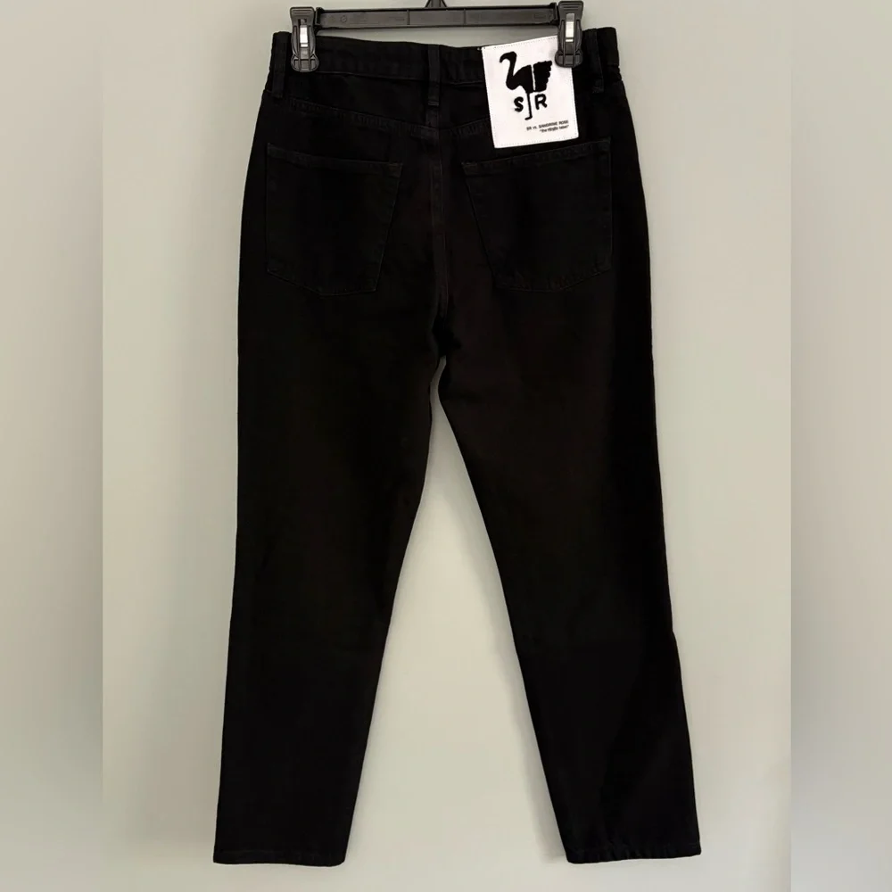 SR vs. Sandrine Rose The Virgin Label
High-Rise Straight Leg Black Jeans Size 27 - Picture 8 of 12